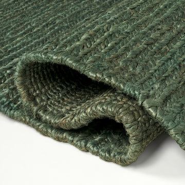 Griffin Rustic Farmhouse Woven Jute Solid Area Rug